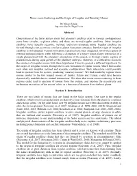 Moon-Moon Scattering and the Origin of Irregular and Runaway Moons