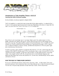 P1-Extreme Amplifier by David Sorlien, Revised and Updated by Stephen Keller