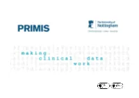 PRIMIS Making Clinical Data Work