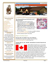 CLASSES & EVENTS Registration Now Open!