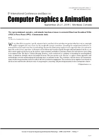 Computer Graphics & Animation