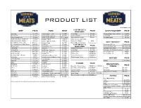 Product List