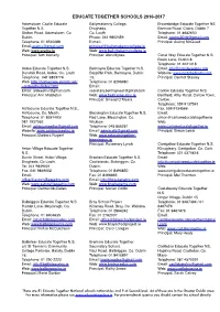 20170214 Jmcg Schools List Forweb Copy.Pages