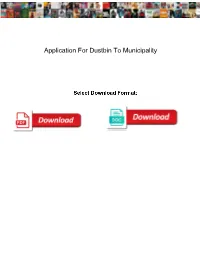 Application for Dustbin to Municipality