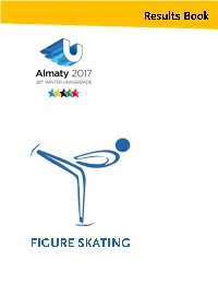 Figure Skating Results Book Table of Content