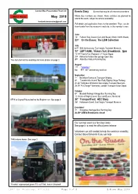 May 2019 Attend the Event, Subject to Vehicle Availability