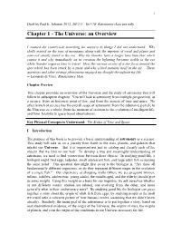 The Universe: an Overview