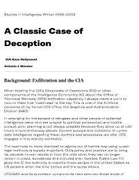 A Classic Case of Deception