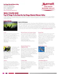 Top 10 Things to Do in San Diego