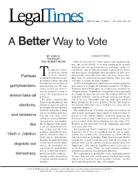 A Better Way to Vote