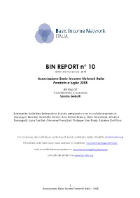 BIN REPORT N° 0