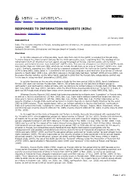 India: the Security Situation in Punjab, Including Patterns of Violence, The