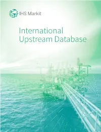 International Upstream Database