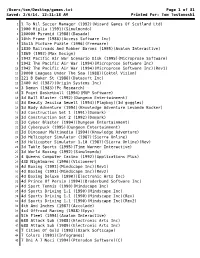 Of 81 /Users/Tom/Desktop/Games.Txt Saved