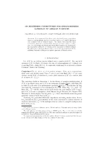 On Finiteness Conjectures for Endomorphism Algebras of Abelian Surfaces