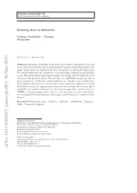 Rotating Stars in Relativity