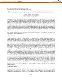 252 Effects of Comparative Advantage on Exports