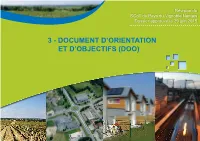 3 - Document D’Orientation Et D’Objectifs (Doo)