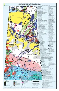 Mineral Resource Map of Saskatchewan