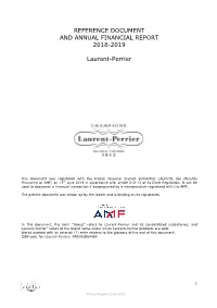 Reference Document and Annual Financial Report 2018-2019