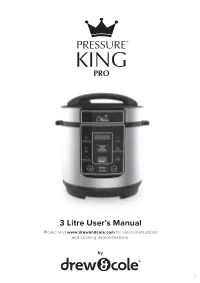 3 Litre User's Manual