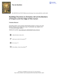 Building Churches in Armenia: Art at the Borders of Empire and the Edge of the Canon