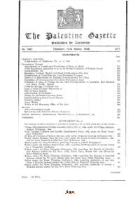 C O N T E N T S Confirmation of Ordinance No. 41 of 1945