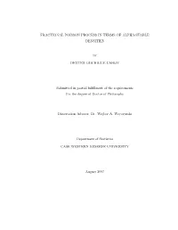Fractional Poisson Process in Terms of Alpha-Stable Densities