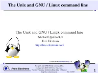 Introduction to Unix / Linux