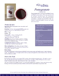 Pomegranate Concentrate.Indd
