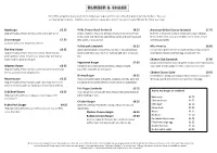 Menu Description