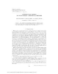 Constructive Models of Uncountably Categorical Theories