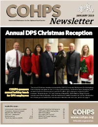Newsletter Insideannual THIS ISSUE: DPS Christmas Reception
