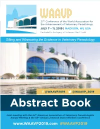 WAAVP2019-Abstract-Book.Pdf