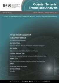 Counter Terrorist Trends and Analysis Volume 7, Issue 1 | January/ February 2015