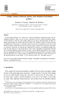 Graph Classes Between Parity and Distance-Hereditary Graphs)