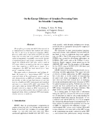 On the Energy Efficiency of Graphics Processing Units for Scientific