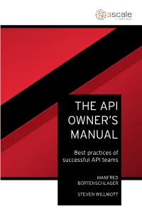 The Api Owner's Manual