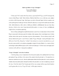 Frege's Principle