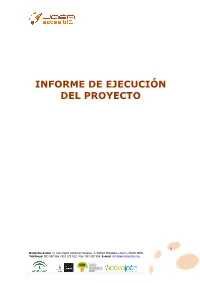 Informe De Ejecución Del Proyecto
