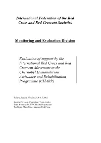 International Federation of the Red Cross and Red Crescent Societies