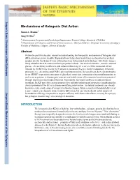 Mechanisms of Ketogenic Diet Action