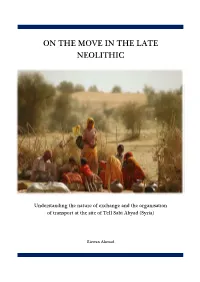 On the Move in the Late Neolithic