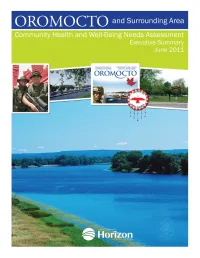 Oromocto and Surrounding Area Health and Well-Being Needs Assessment, 2011