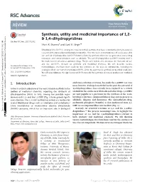 Synthesis, Utility and Medicinal Importance of 1,2- & 1,4