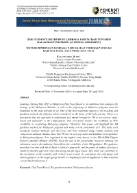 [The Guidance Methods by Lembaga Tabung Haji Towards Malaysians’ Pilgrims: an Initial Assesment]