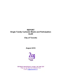 Waste Audit Report