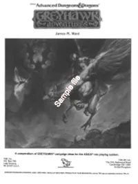 GREYHAWK Adventures Wouldn't Be Complete Without Some Mention of the Magical Items Unique to Oerth
