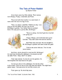 The Tale of Peter Rabbit by Beatrix Potter