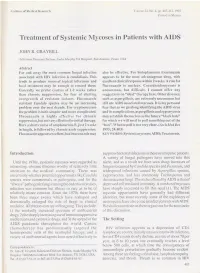 Treatment of Systemic Mycoses in Patients with AIDS